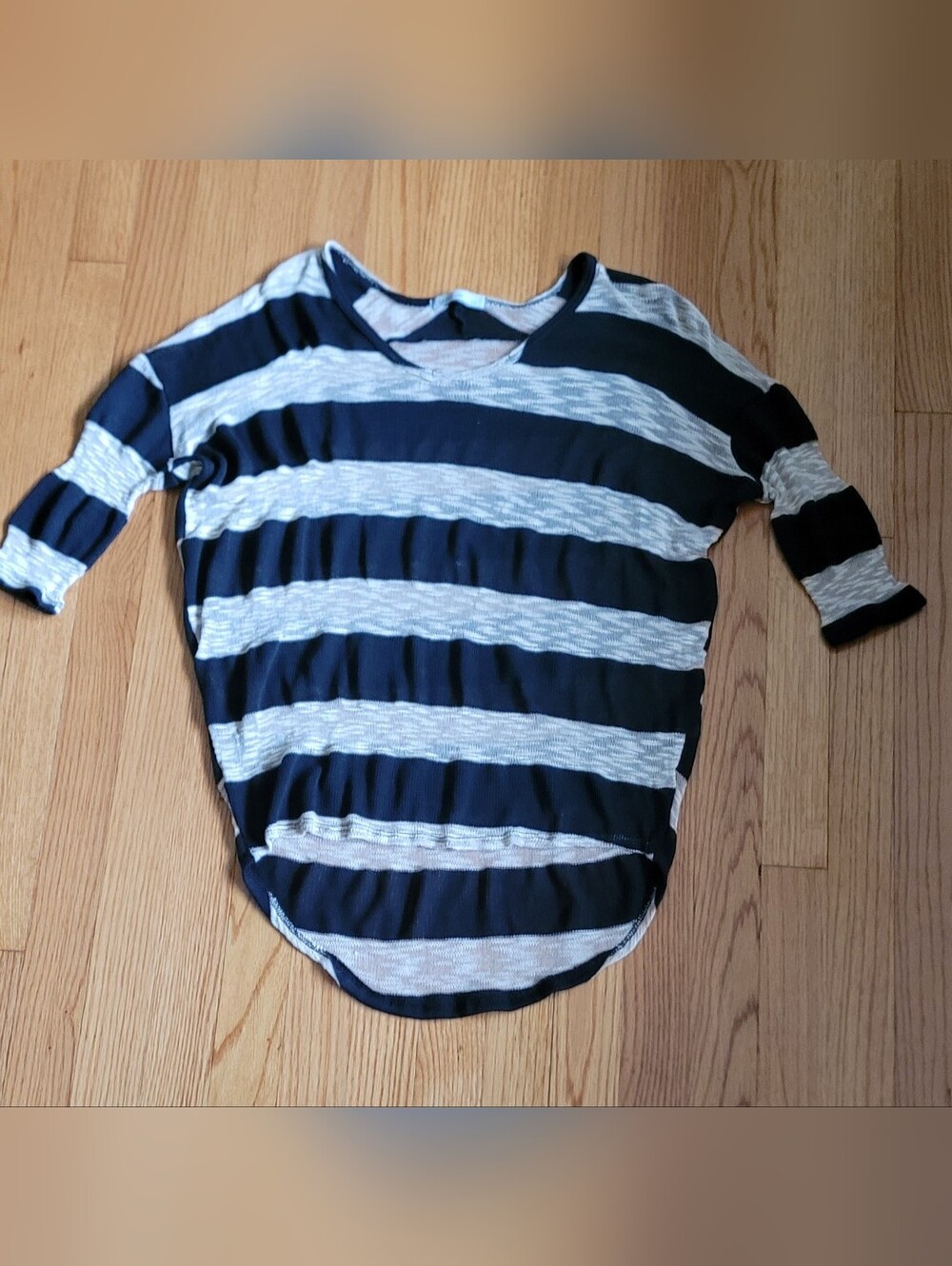 Millibon USA High-Low Stripped Blouse- Size: Medium